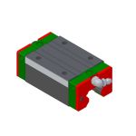 HIWIN Carriage HGL “Low type“ HGL-25-CA-ZA-H - MEDIUM PRELOAD