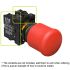 M22-PVS - Pushbutton 22mm E-stop Key-release 216879