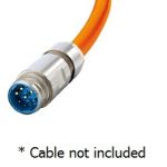 M23 Power Cable Connector Male (Housing/Insert/Contacts)