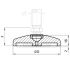 Machine Foot Ø79mm M16x150