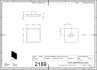 2189-2 Maytec Plastic End Plates 40x40 2D Dimensions