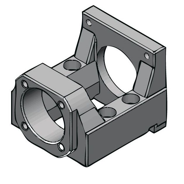 NEMA23 Stepper Motor CNC Mounting Plate Motor Fixed 3D Printer Accessories MS 