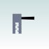 5715-3 Perpendicular Flexible Brush Strip SLK3210092 render side