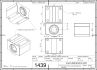 1439-2 SC16UUN 16mm Linear Bearing Block Standard 2D Dimensions