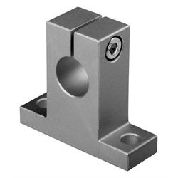 SHF12 12mm Aluminum Rod Holder Linear Rail Shaft Guide Support CNC Mill Bearing