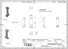 Support bracket - PTFIX 25-4 - NS35A - 3274056