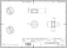 193-2 Toothed Gear XL037 16XL037 Pulley 2D Dimensions