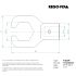 Wrenchhead for ER 20 HEX-Nut A-E 20 P